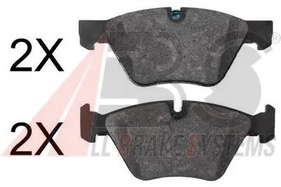 Комплект тормозных колодок, дисковый тормоз A.B.S. купить