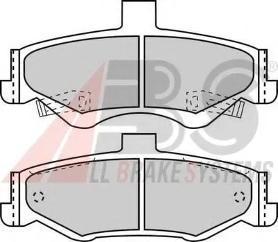 Комплект тормозных колодок, дисковый тормоз A.B.S. купить