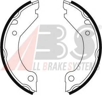 Комплект тормозных колодок, стояночная тормозная система A.B.S. купить