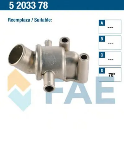 Термостат, охлаждающая жидкость FAE купить