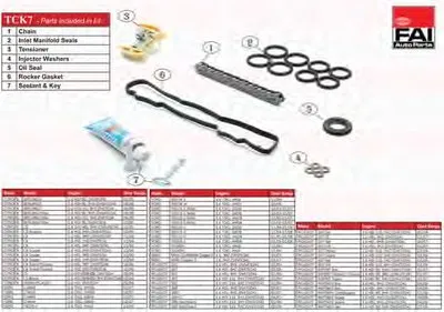 Комплект цепи привода распредвала FAI AutoParts купить
