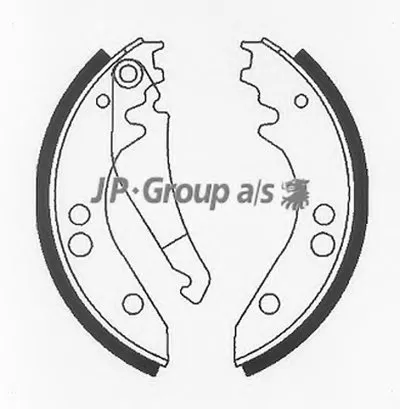 Комплект тормозных колодок QH JP GROUP купить