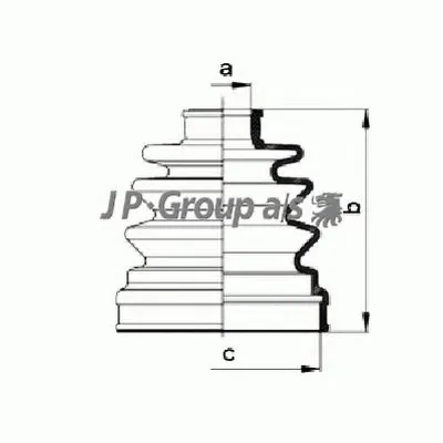 Комплект пылника, приводной вал QH JP GROUP купить