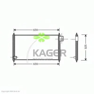 Конденсатор, кондиционер KAGER купить