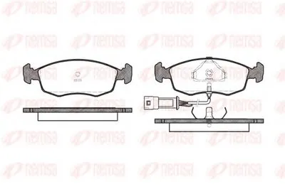 Комплект тормозных колодок, дисковый тормоз KAWE купить