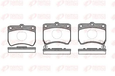 Комплект тормозных колодок, дисковый тормоз KAWE купить