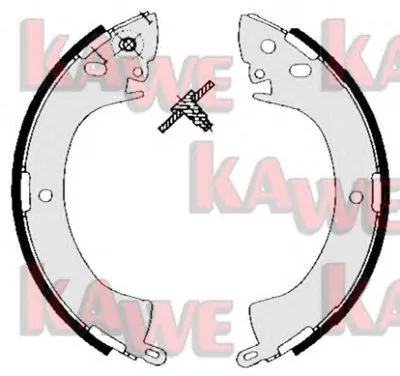 Комплект тормозных колодок KAWE купить