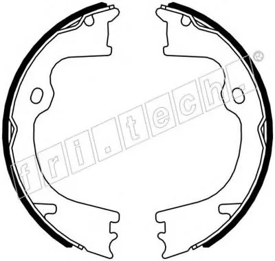 Комплект тормозных колодок, стояночная тормозная система fri.tech. купить