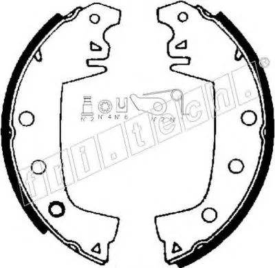 Комплект тормозных колодок REPARATION KIT fri.tech. купить