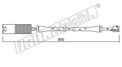 Сигнализатор, износ тормозных колодок fri.tech. купить