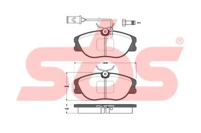Комплект тормозных колодок, дисковый тормоз sbs купить