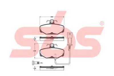 Комплект тормозных колодок, дисковый тормоз sbs купить