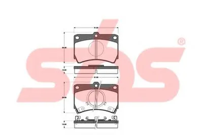 Комплект тормозных колодок, дисковый тормоз sbs купить