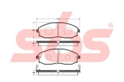 Комплект тормозных колодок, дисковый тормоз sbs купить