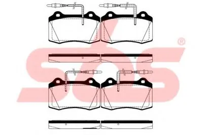 Комплект тормозных колодок, дисковый тормоз sbs купить