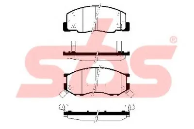 Комплект тормозных колодок, дисковый тормоз sbs купить