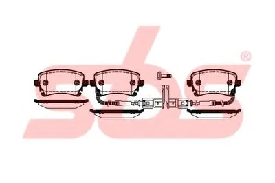 Комплект тормозных колодок, дисковый тормоз sbs купить