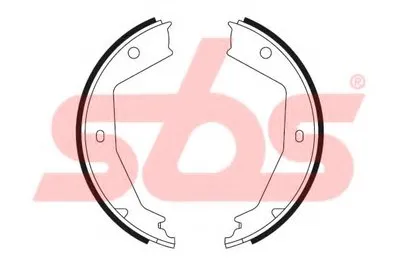 Комплект тормозных колодок, стояночная тормозная система sbs купить