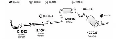 Система выпуска ОГ ASSO купить