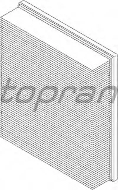 Воздушный фильтр TOPRAN купить