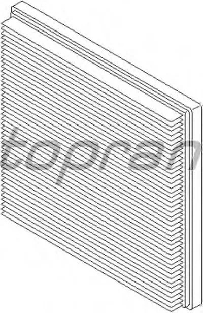 Воздушный фильтр TOPRAN купить