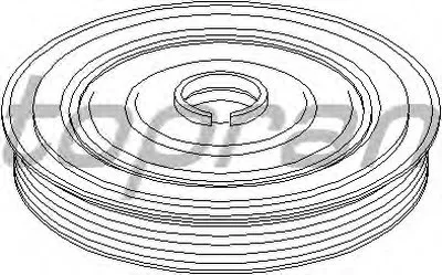 Ременный шкив, коленчатый вал TOPRAN купить