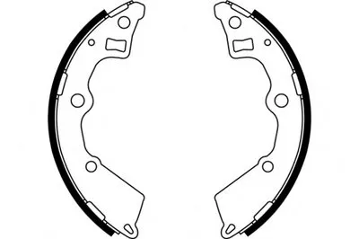 Комплект тормозных колодок; Комплект тормозных колодок, стояночная тормозная система E.T.F. купить