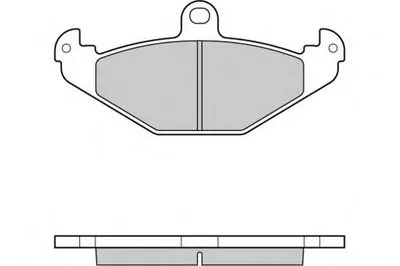 Комплект тормозных колодок, дисковый тормоз E.T.F. купить