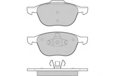 Комплект тормозных колодок, дисковый тормоз E.T.F. купить