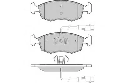 Комплект тормозных колодок, дисковый тормоз E.T.F. купить
