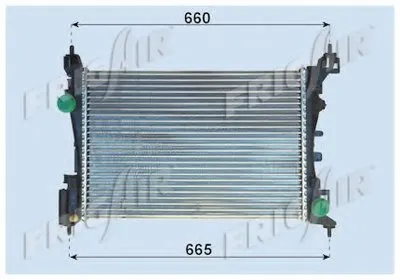 Радиатор, охлаждение двигателя FRIGAIR купить