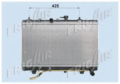 Радиатор, охлаждение двигателя FRIGAIR купить