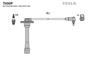 Комплект проводов зажигания TESLA купить