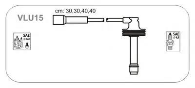 Комплект проводов зажигания JANMOR купить