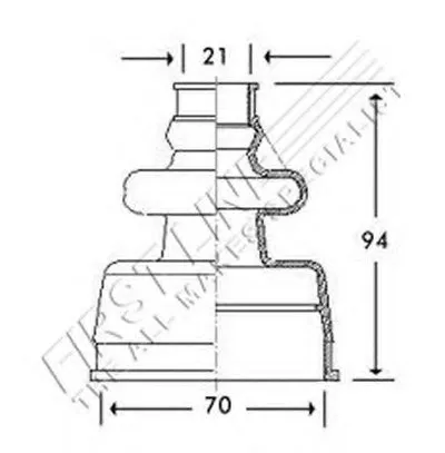 Пыльник, приводной вал FIRST LINE купить