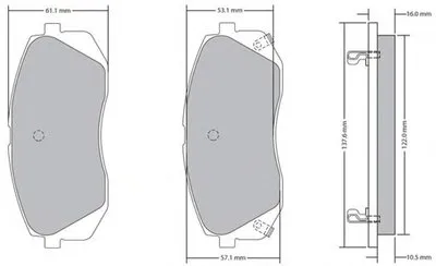 Комплект тормозных колодок, дисковый тормоз FREMAX купить