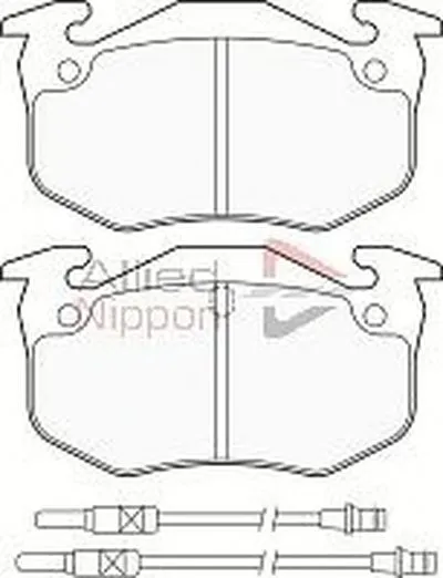 Комплект тормозных колодок, дисковый тормоз ANL Braking COMLINE купить