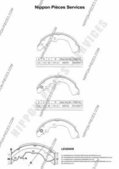 Комплект тормозных колодок NPS купить