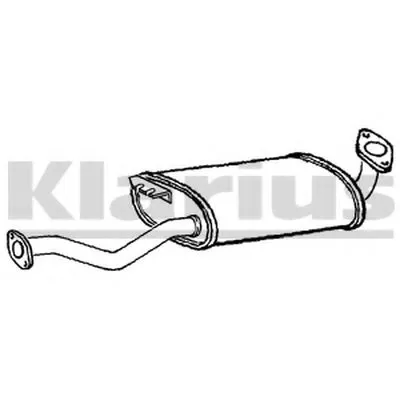 Средний глушитель выхлопных газов KLARIUS купить
