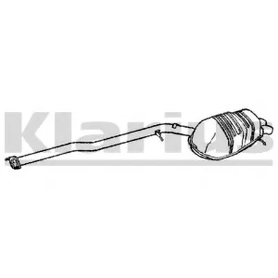 Глушитель выхлопных газов конечный KLARIUS купить