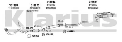 Система выпуска ОГ KLARIUS купить