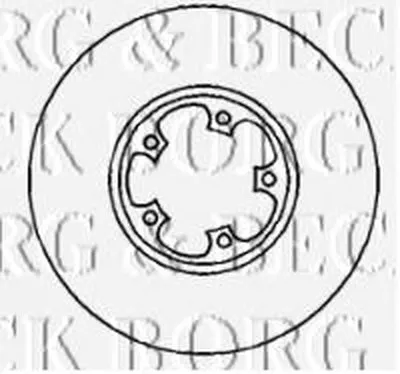 Тормозной диск BORG & BECK купить