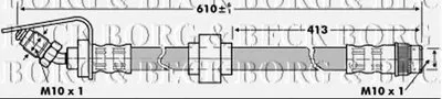 Тормозной шланг BORG & BECK купить