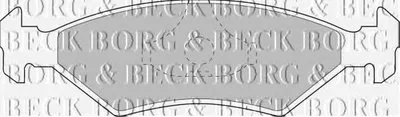 Комплект тормозных колодок, дисковый тормоз BORG & BECK купить