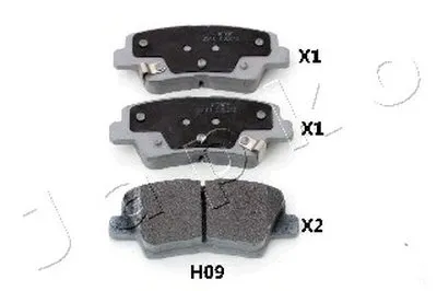 Комплект тормозных колодок, дисковый тормоз JAPKO купить