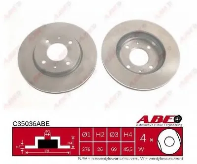 Тормозной диск ABE купить