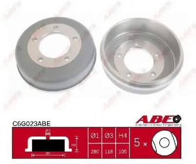 Тормозной барабан ABE купить