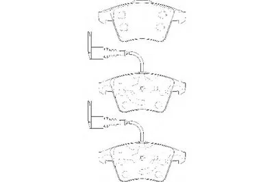 Комплект тормозных колодок, дисковый тормоз WAGNER купить