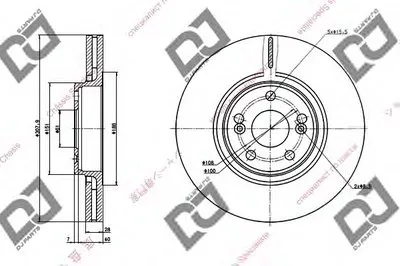 Тормозной диск DJ PARTS купить