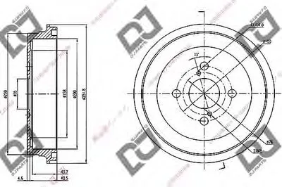 Тормозной барабан DJ PARTS купить